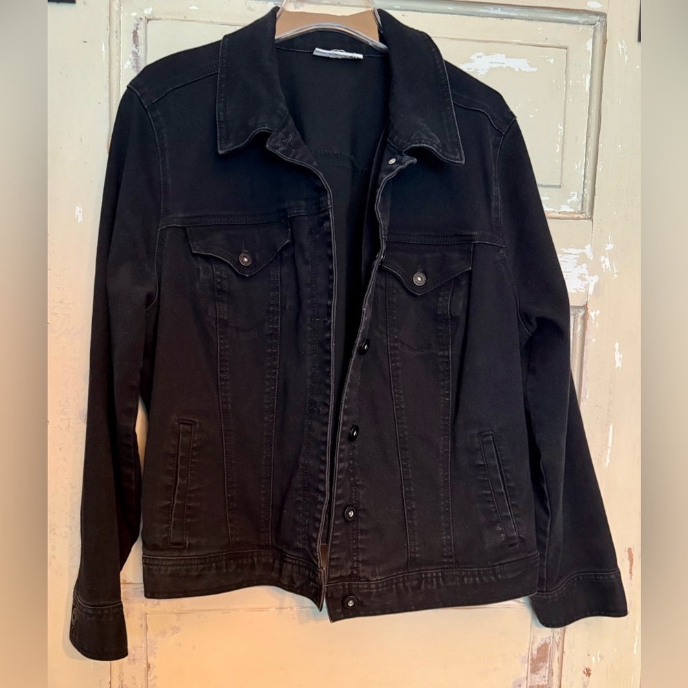 Style & Co. Black Jean Jacket